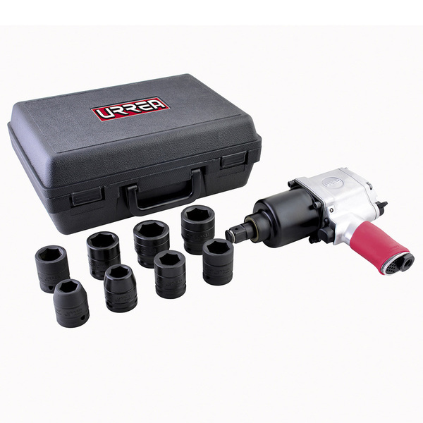 Urrea Twin hammer 3/4" drive air impact wrench and socket set (metric) UP772HKM